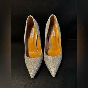 Steve Madden Pointed Toe Rhinestone Stilettos